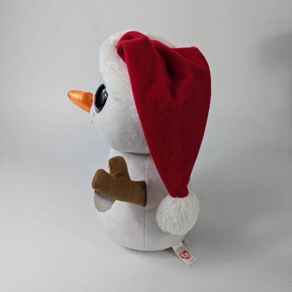 TY Beanie Boos Scoop Snowman Plush Christmas Stuffed Animal Toy With Tags Winter - Picture 2 of 12